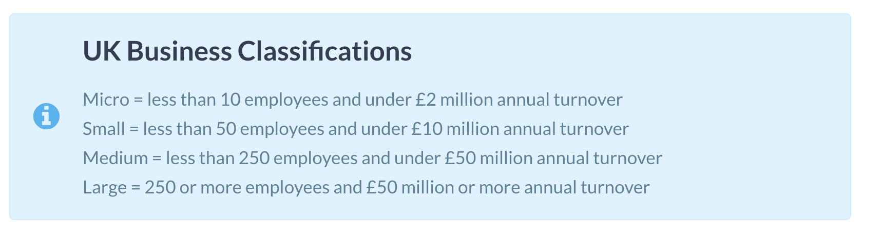 uk business clarification