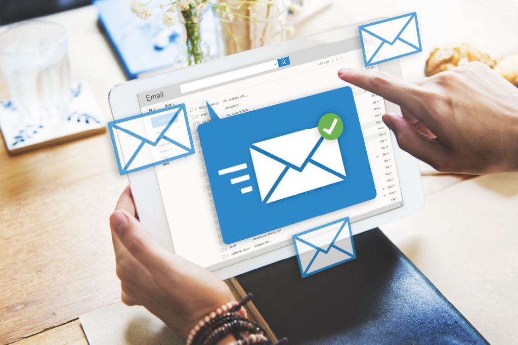 interacting with email marketing
