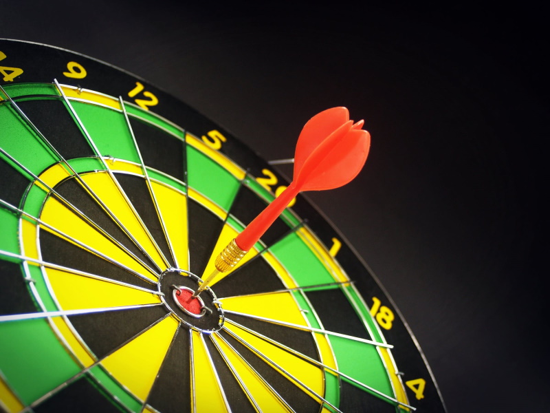 keyword research bullseye